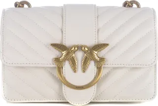 Bag Pinkolove Mini Icon Chevron In Quilted Nappa Leather