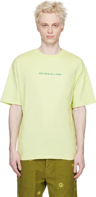 PRESIDENT's Green Printed T-Shirt
