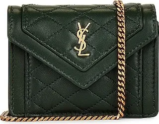 Saint Laurent Mini Gaby Bag in Dark Green