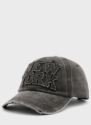 New York Curve Peak Cap