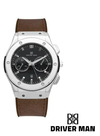 Driver man leather watch 