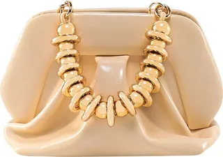Handbag with shiny effect
