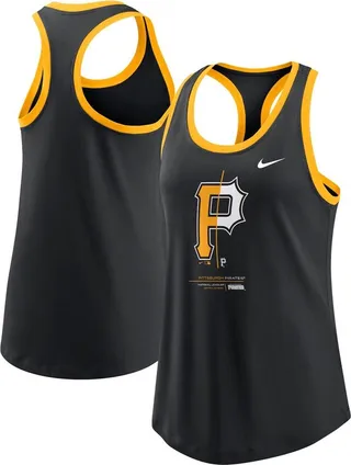 Women's Nike Black Pittsburgh Pirates Tech Tank Top