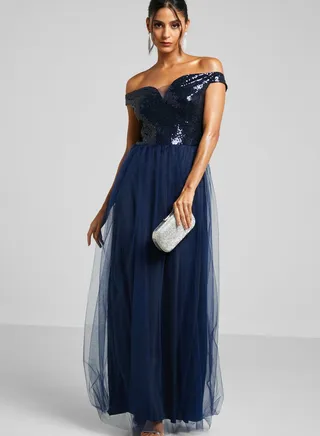 Off-Shoulder Sweetheart Dress
