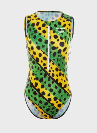 Vivid Cheetah Stripe Swimsuit