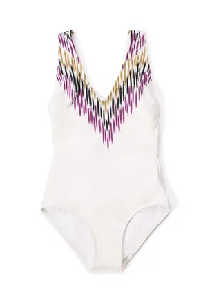 Goa Swim Suit White/Print 