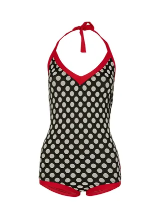 Coney Island Baby Suit Red/Black 