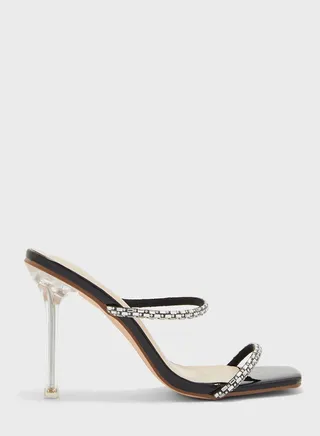 Jewelled Strap High Heel Sandals