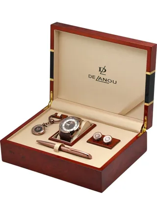 Men's 5-Piece Analog Watch Set VIP1-17DL-7 