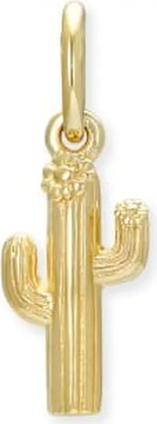Cactus Charm in 18k Gold Vermeil