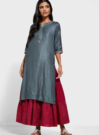 Side Split Kurti 