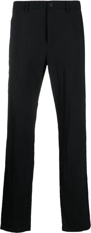 Cotton Straight-Leg Trousers