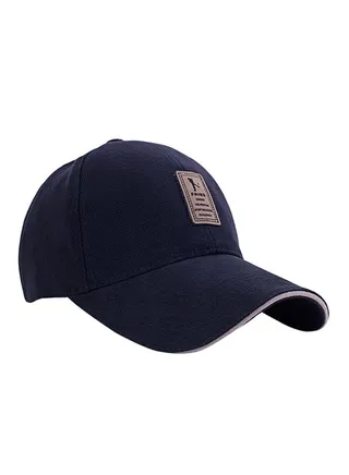 Golf Snapback Outdoor Simple Solid Baseball Cap Blue 