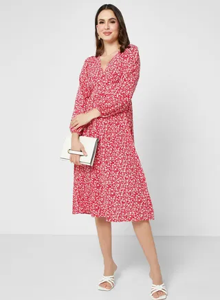 Ditsy Print Dress