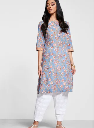 Cotton Printed Kurta 