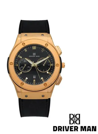 Driver man leather watch 