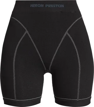 Logo Seamed Bike Shorts