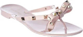 Valentino Rockstud Rubber Flip Flop