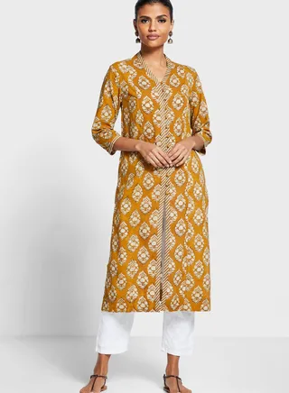 Printed Longline Kurti 