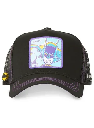DC Comics Batman flashy Unisex Adult Trucker Cap Black 