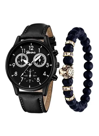 men 2-Piece Analog Watch Set NNSB03702740 
