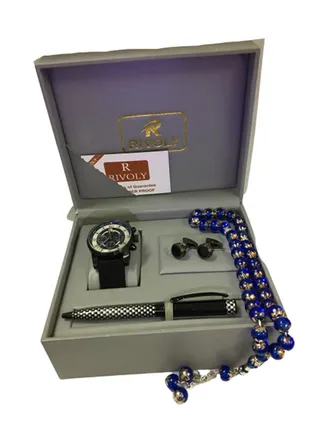 Men's 4-Piece Analog Watch Gift Set  15103 