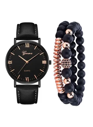 men 3-Piece Analog Watch Set NNSB03702728 