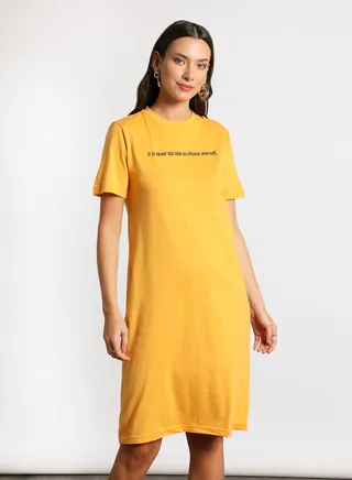 Women's Casual Round Neck Solid Design Short Sleeve Maxi Dress Red/White 