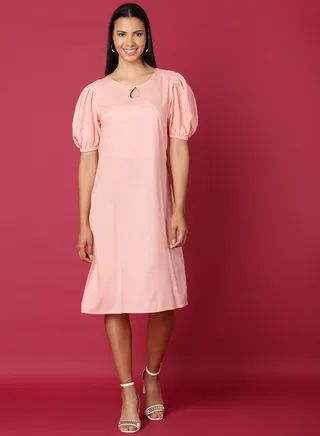 Casual Dress Pink 