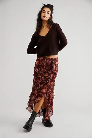 Flounce Around Maxi Skirt by Free People