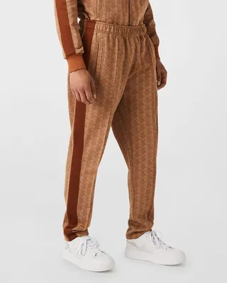 Men's Monogram-Print Track Pants