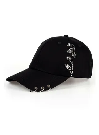 Baseball Cap Personalized Style Unisex Black 