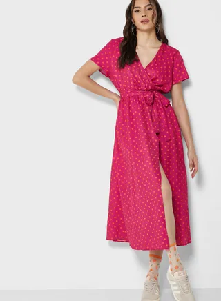 Urban Minx Polka Dot Printed Dress 