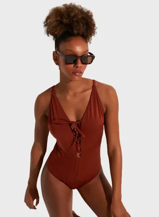 Tie Detail Swimsuit 