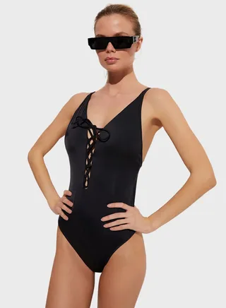 Tie Detail Swimsuit 