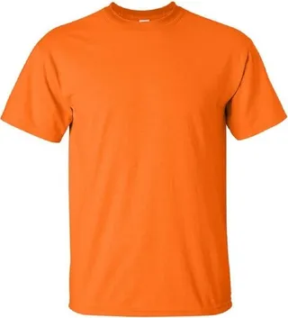 Gildan Gildan Mens Ultra Cotton Short Sleeve T-Shirt (Safety Orange) - Orange