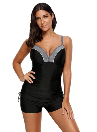 2-Piece Swimsuit Black 