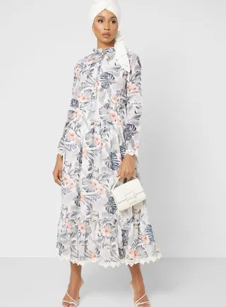 Floral Printed Dress 