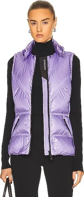 Moncler Grenoble Moye Vest in Lavender