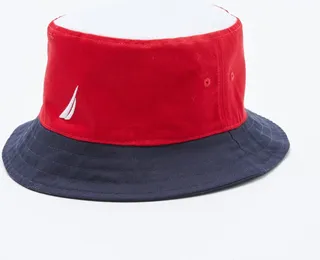 Nautica Mens J-Class Reversible Bucket Hat