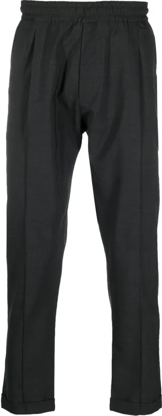 Cropped Tapered Trousers