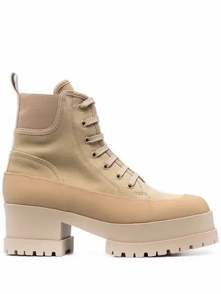 Chunky Lace-Up Boots