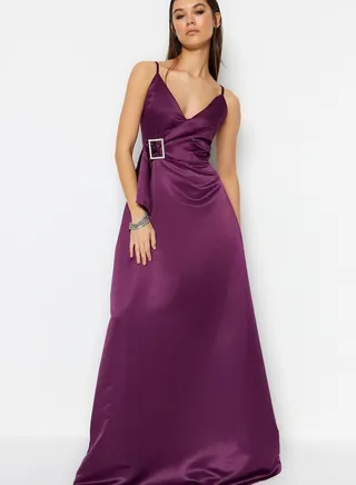 V-Neck Skater Dress
