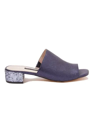 Raydon Low Heel Mule Blue 