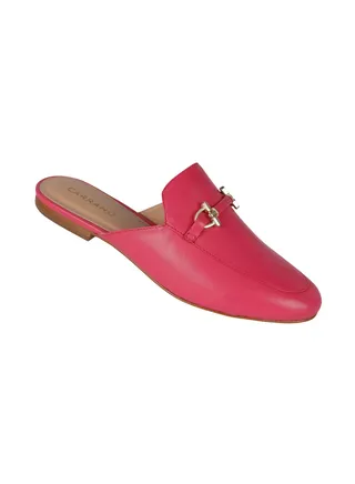 Carrano Ladies Flat Chain Leather Mule 199019D Fac0623 
