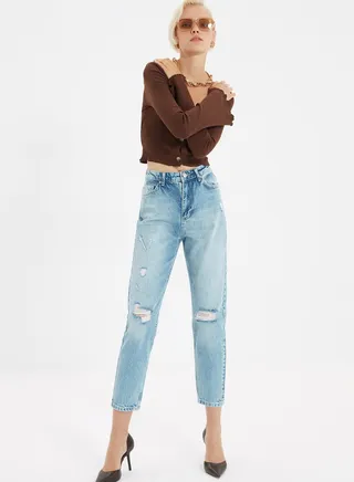 High Waist Mom Jeans