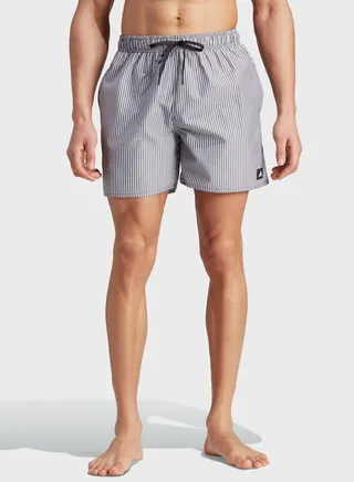 Stripy Swim Shorts Shorts Length