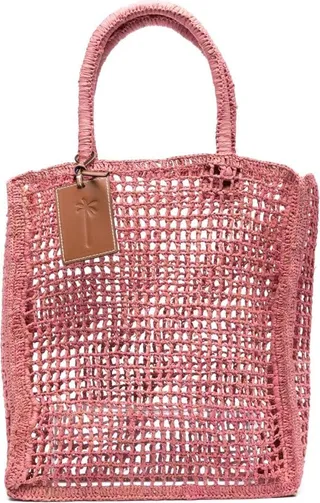 MANEBI- Net Raffia Handbag