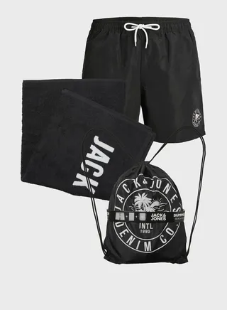 Logo Swim Shorts Set