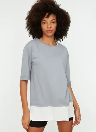 Graphic Knitted T-Shirt